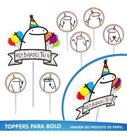 TOPO DE BOLO FESTA MEME BENTO FLORK - 7 UNIDADES - PIFFER - Loja do  Abençoado Festas Artigos para festas e Decoração de Aniversário com os  melhores preços e condições ! Compra 100% Segura