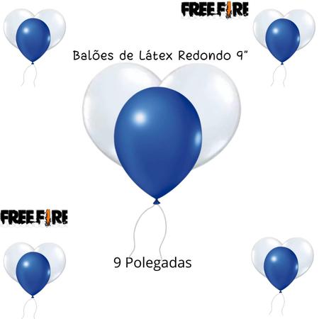 Balão Free Fire - 9 Polegadas - 25 Unidades - Extra Festas