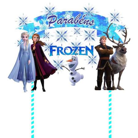 Imagem de Kit festa Frozen 2 (121 peças) 10 pessoas