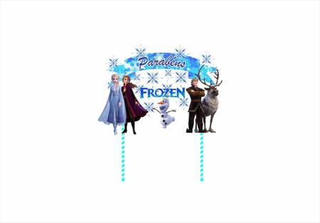 Imagem de Kit festa Frozen 2 (azul e lilás) 191 peças (20 pessoas)