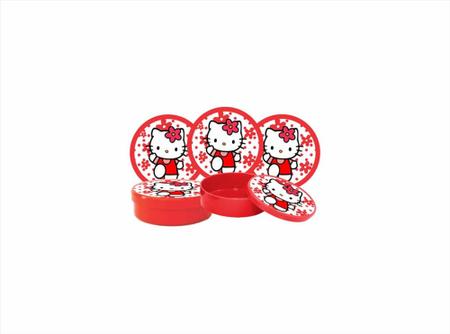 Kit Festa Hello Kitty vermelho 283 peças (30 pessoas) marmita vso - Produto artesanal Imagem de Kit Festa Hello Kitty vermelho 283 peças (30 pessoas) marmita vso