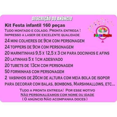 Kit Festa Emoji Cocô (cocozinho) 265 Peças (30 pessoas) - Produto artesanal  - Kit Festa Infantil - Magazine Luiza