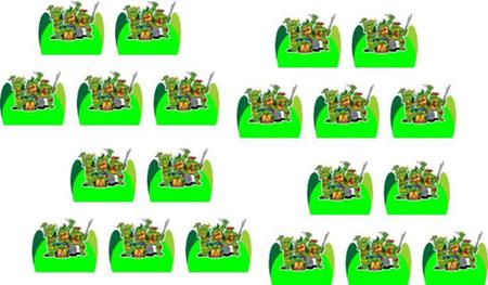 Imagem de Kit festa infantil Tartarugas Ninja desenho 160 peças