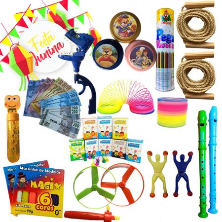 Kit Férias 4 Jogos Para Crianças para Brindes e Prendas Festa