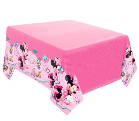 Topper de bolo Minnie Mouse rosa c/ 6 unidades Regina Festas