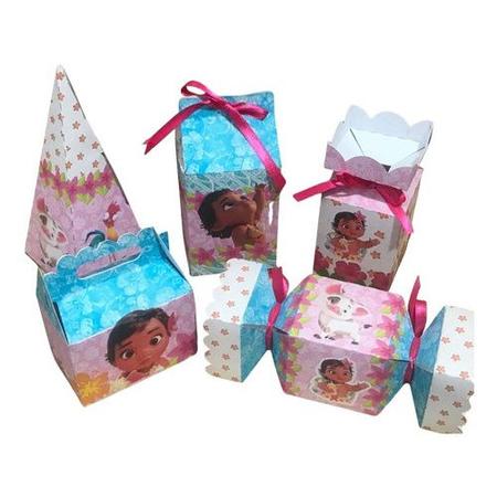 Kit Decoração De Festa Infantil Moana Baby Personalizado