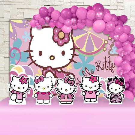 Turma Hello Kitty displays Kit com 16 peças