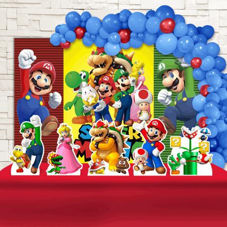 Kit Festa Ouro Super Mario Bros - IMPAKTO VISUAL - Kit Decoração de Festa -  Magazine Luiza