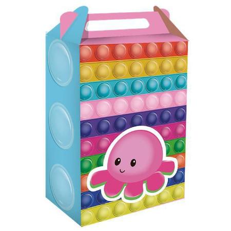 Imagem de Kit Festa Só Um Bolinho Pop It Fidget Toys Infantil