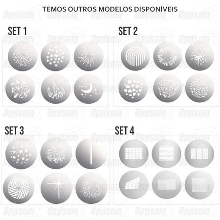 Imagem de Kit Filtro De Efeito Godox Gobo SET 4 Sa09-004