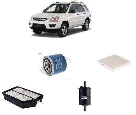 Imagem de Kit filtros revisao kia sportage 2.0 16v 2011 a 2015