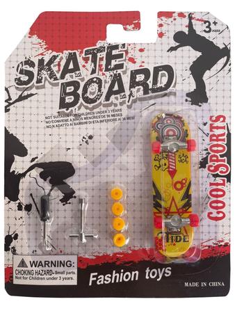 Kit 9 Skate De Dedo Radical E Pista Rampa Mdf Deck Brinquedo