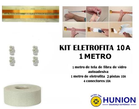 Imagem de Kit Fita Elétrica Eletrofita 2 Pistas 1 Metro 750v/10amp