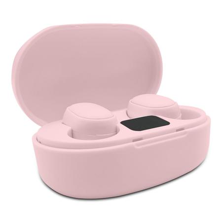 Imagem de Kit Fone De Ouvido Azul E Rosa Bluetooth Sem Fio In Ear 5.3