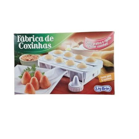 Imagem de Kit Forma Para Fazer Coxinha Modelador De Salgado LigBrin