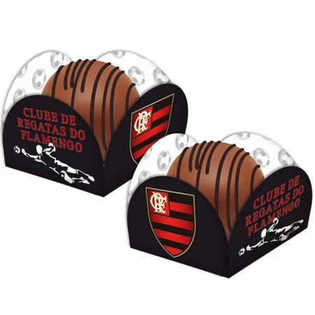 Imagem de Kit forminhas 140 uni para doces festa Flamengo Decoração