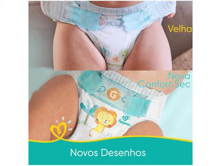 Imagem de Kit Fraldas Pampers Confort Sec Tam. XG 11 a 15kg