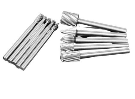 Kit Fresas Microretifica Dremel E Furadeira 40Mm 10 Unidades - Sg Utilidades Imagem de Kit Fresas Microretifica Dremel E Furadeira 40Mm 10 Unidades
