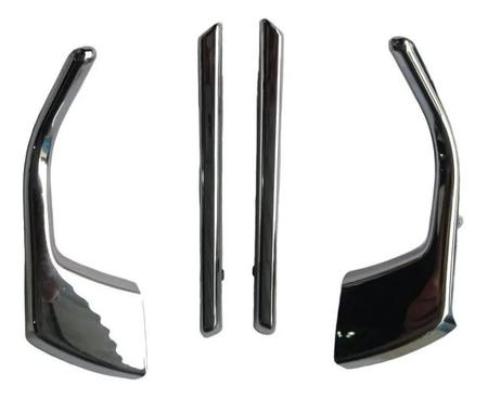 Imagem de Kit Friso Acabamento Cromado Retrovisor Fiat Toro