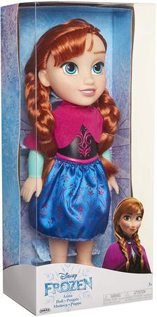 Boneca original da disney, 33cm, boneca frozen, elsa, anna