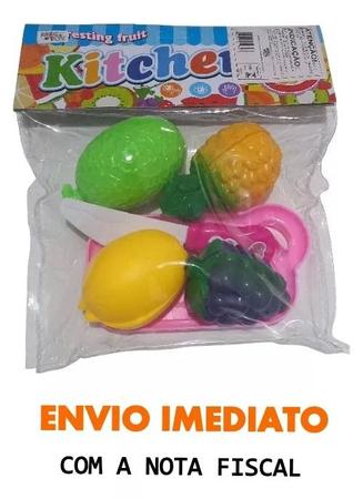 Kit Frutas de Brinquedo Comidinha Infantil Faca Tábua 27 Pçs - Bambinno -  Brinquedos Educativos e Materiais Pedagógicos