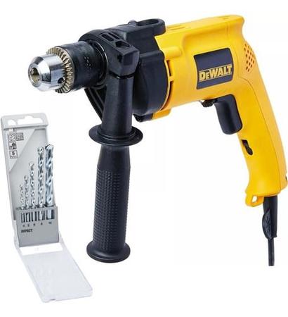 Imagem de Kit Furadeira Impacto Parafusadeira Dewalt Dw508s Com 5 Brocas 220v