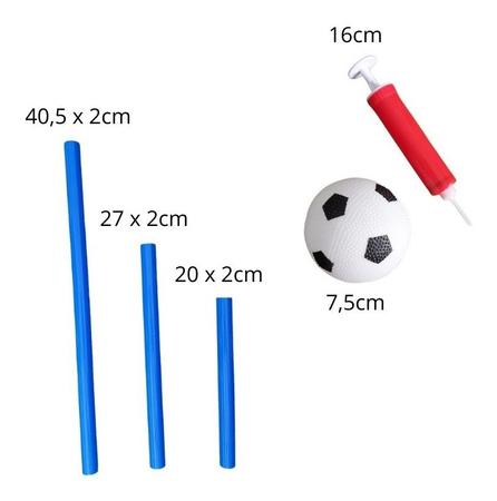 Kit Futebol Menino Gol Golzinho Mini Infantil Mini Trave Rede Bola fret  gratis