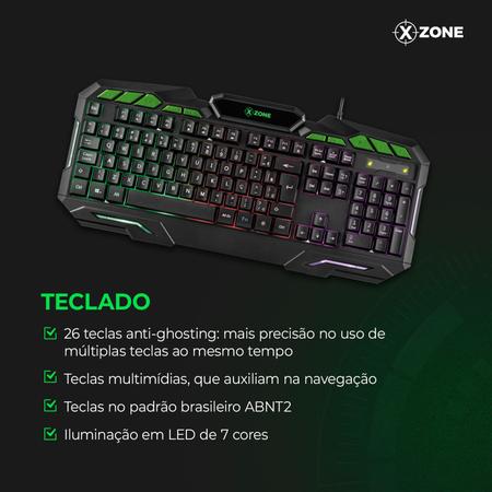 Imagem de Kit Gamer 4 em 1 Xzone - GTC-02