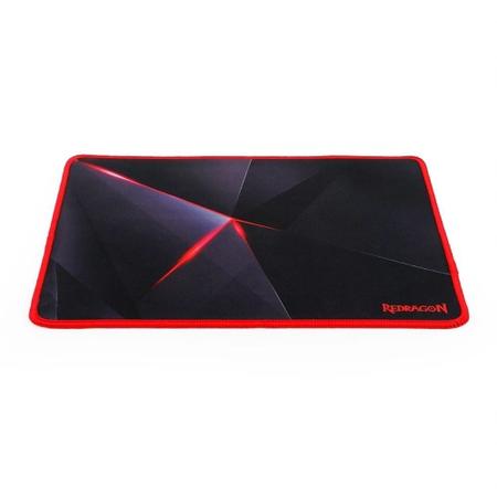 Imagem de Kit Gamer Cadeira Gamer Moob GT Racer Reclinável 180º Preto Com Mousepad Redragon Capricorn Vermelho