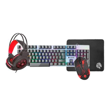 Imagem de Kit Gamer Hayom TC3220 Teclado Mouse Fone Mouse Pad