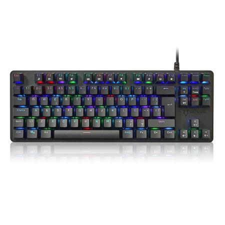 Imagem de Kit Gamer Husky Gaming Snow - Teclado Mecânico RGB, Switch Outemu Brown + Mouse, 7 Botões, 10.000 DPI, Preto - HGME003