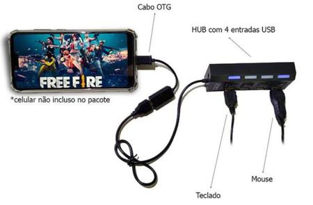 Jogue Free Fire com mouse e teclado, Octopus permite periféricos