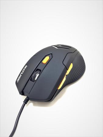 Imagem de Kit Gamer Mouse 3200Dpi Com Mouse Pad Warrior Vermelho