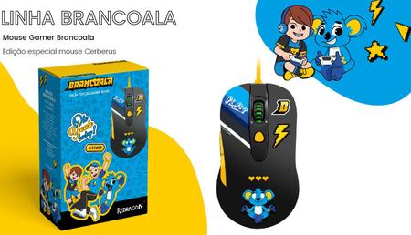 Kit Gamer Redragon - Teclado Karura Brancoala ABNT2 - B502RGB (PT) +  Mousepad Brancoala - B030 + Mouse Brancoala