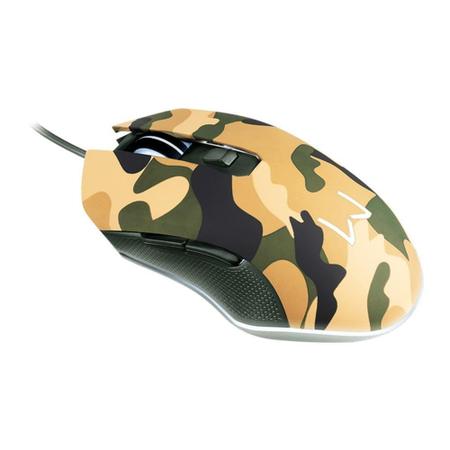 Imagem de Kit Gamer Warrior Kyler - Teclado, LED Branco, ABNT2 + Mouse, LED, Army - TC249