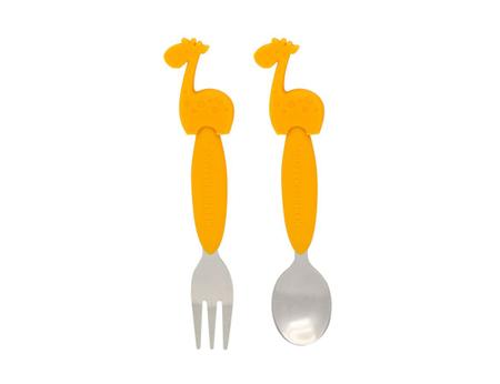 Kit Garfo E Colher Infantil Girafa Marcus E Marcus Imagem de Kit Garfo E Colher Infantil Girafa Marcus E Marcus