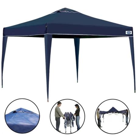 Conjunto Parede Lateral Para Tenda/gazebo 3x3 Azul 2 Lados em Promoção |  Ofertas na Americanas