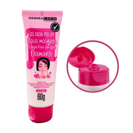 Imagem de Kit Gel Facial Peel Off Rosa Mosqueta e Sabonete Demaquilante Make Out Dermachem