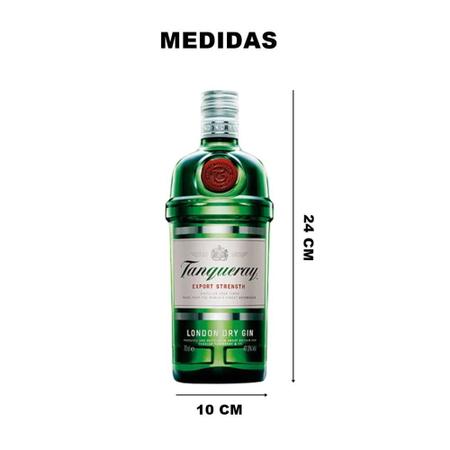 Imagem de KIT Gin Tanqueray 750ml com 2 TAÇAS ACRÍLICAS  personalizadas Tanqueray