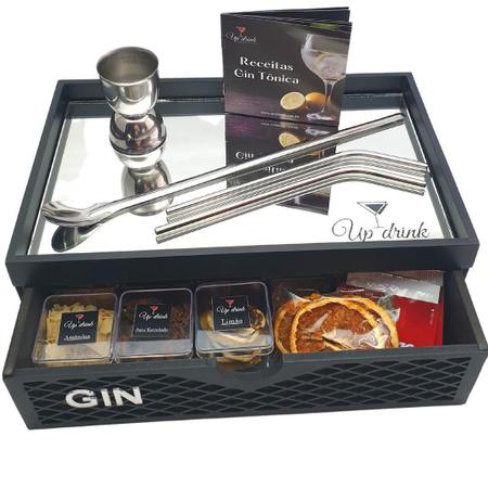 Imagem de Kit Gin Tanqueray 750Ml + Kit Drink 14 Especiarias + Dosador