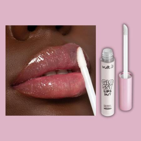 Imagem de Kit Gloss Lips Rosado e Incolor - Vult