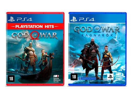 Kit Games God Of War 3 + God of War 2018 + God of War Ragnarok em
