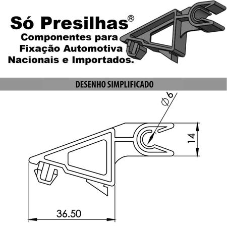Kit Grampos Presilhas Para Haste Vareta Do Capô Monza 85 86 87 88 89 90 - PCFIX Imagem de Kit Grampos Presilhas Para Haste Vareta Do Capô Monza 85 86 87 88 89 90