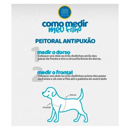 Imagem de Kit Guia Premium + Peitoral Antipuxão Dog Trip Brasil Oahu para Cães - Tam. G