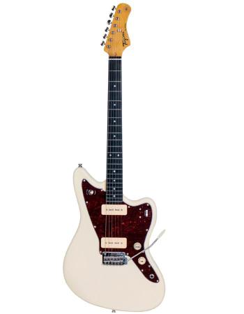Imagem de Kit Guitarra Tagima Tw61 Woodstock Branco Vintage Amplificador 