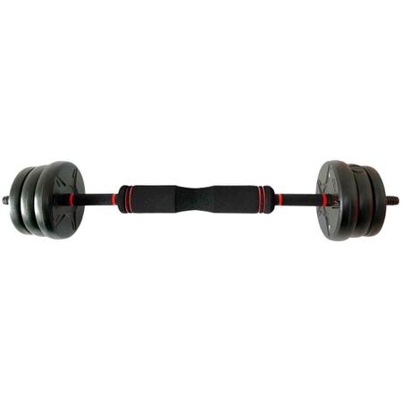 Imagem de Kit Halteres Musculação Kettlebell 6 Em 1 Peso 20Kg Academia