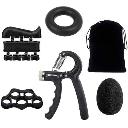 Imagem de Kit Hand Grip Fortalecedor de Mão Exercício Dedos Yangfit