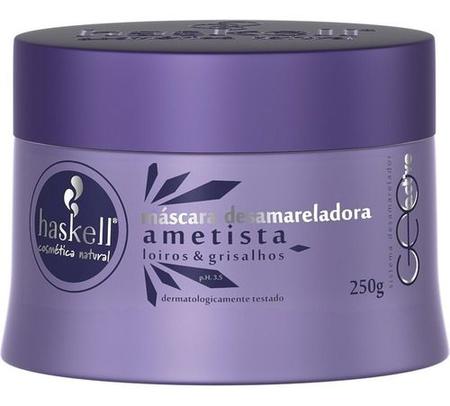 Imagem de Kit Haskell Ametista Desamarelador Shampoo Cond E Máscara