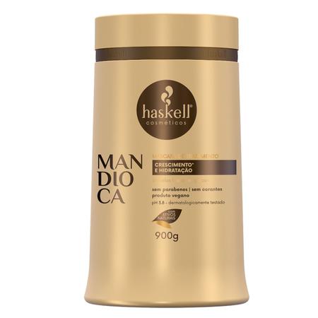 Imagem de Kit Haskell Mandioca Shampoo Condicionador 1l Mascara 900g