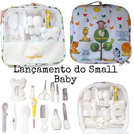 Imagem de Kit Higiene 13 Pçs Bebê Escova, Pente, Termômetro, Tesoura..